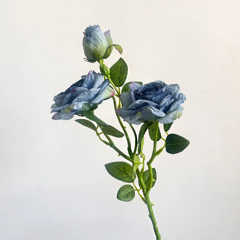 bouquet roses artificielles fleurs soie décoratives mariage anniversaire intérieur decoration