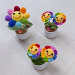 décoration maison multicolore fleurs crochetées créatives intérieur anniversaire mariage baby shower