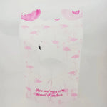 sac plastique chat licorne happy surprise baby nice day poignée détachable occasion anniversaire mariage