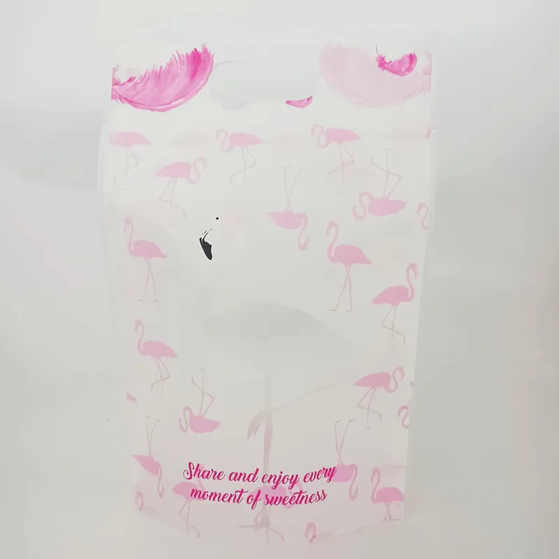 sac plastique chat licorne happy surprise baby nice day poignée détachable occasion anniversaire mariage