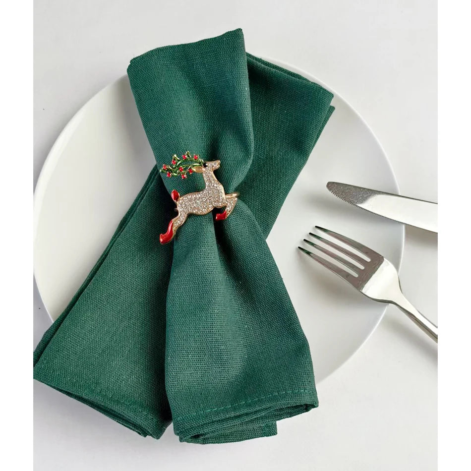 serviettes table polyester couleur rouge orange noir bleu gris vert classique opacité 30x45cm durable