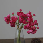 bouquet fleurs artificielles mariage couleur rose blanc orange vase goutte minimaliste decorationintérieur
