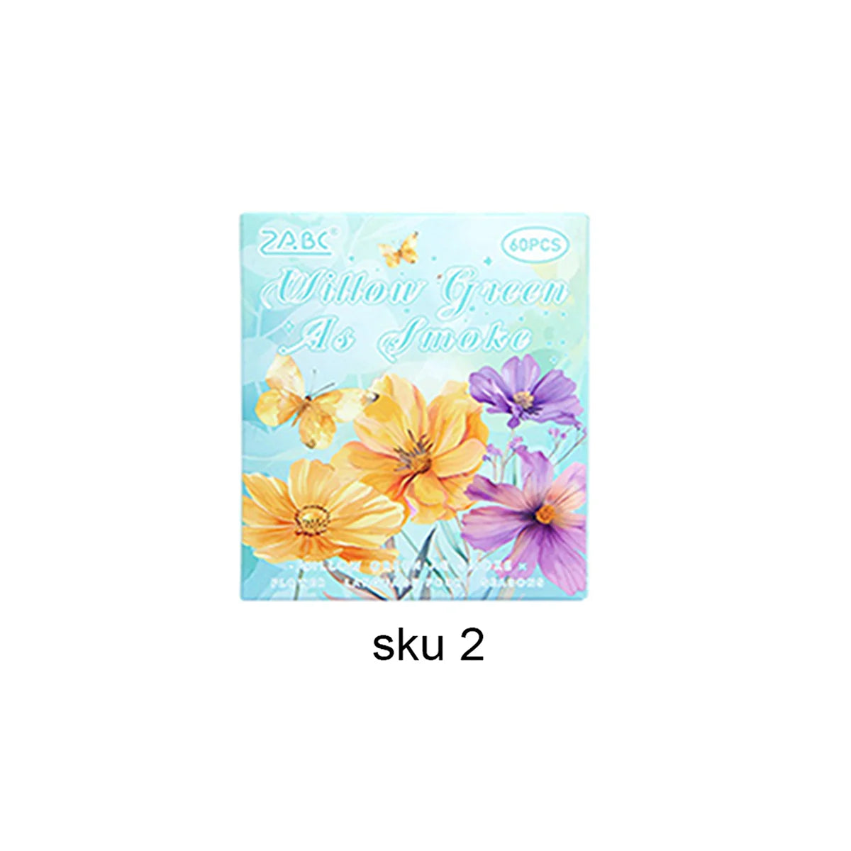 autocollants fleurs saison scrapbooking vintage adhésifs décoration papier bleu rose blanc violet papillons feuilles