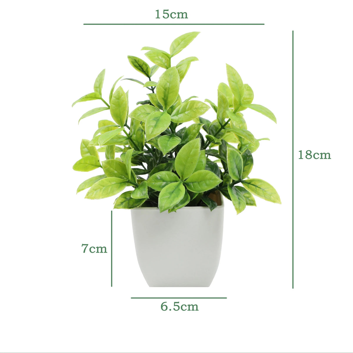 décoration intérieure plante artificielle eucalyptus bonsaï vert feuilles fines moderne sans entretien pot blanc