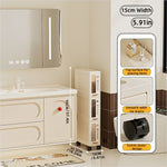 rangement mobile meuble beige compartiments tiroirs moderne minimaliste roulettes salon cuisine chambre