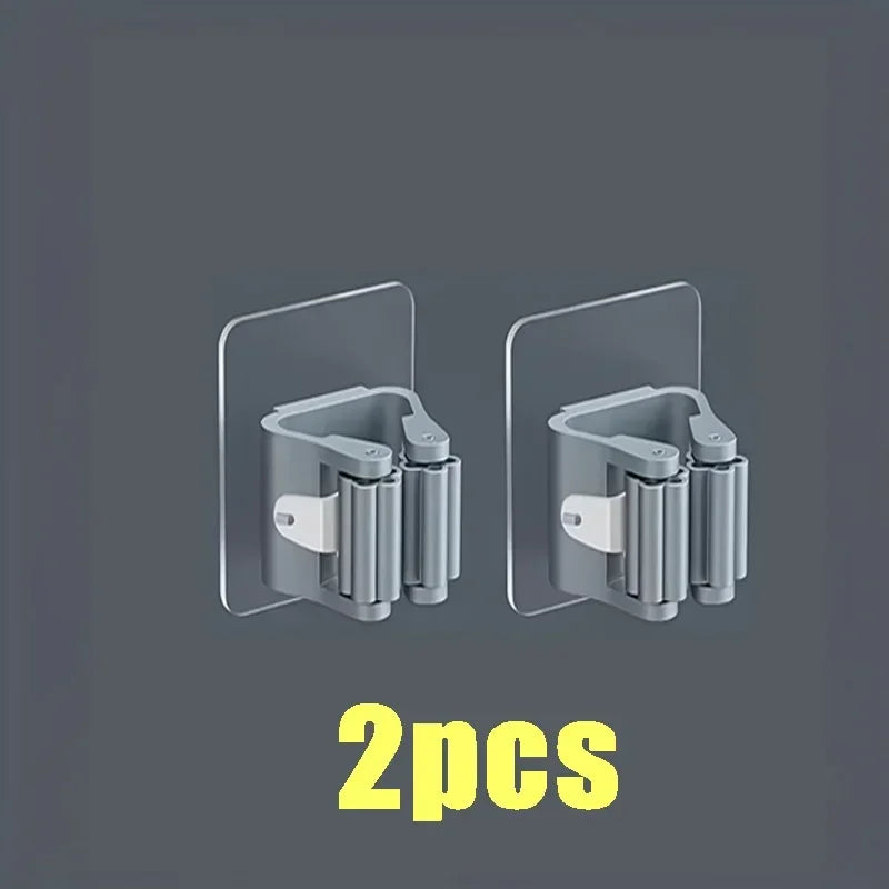 clips balai gris moderne adhésifs réutilisables outils ménagers respectueux environnement