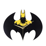 horloge murale quartz batman moderne acrylique noir salon maison restaurant