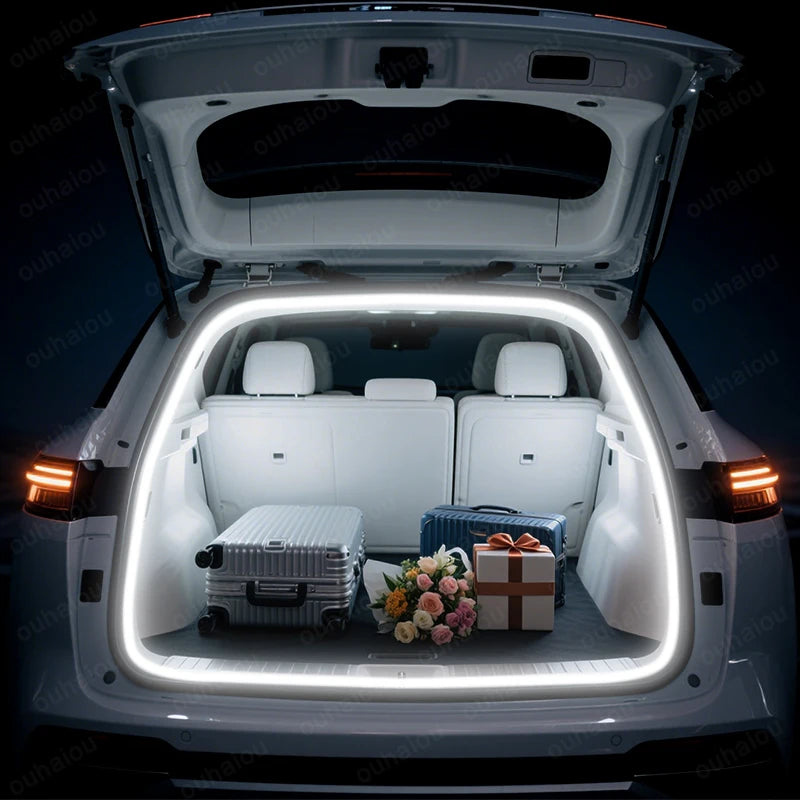 ruban led flexible blanc moderne adhésif connecteur électrique full set warm white half pack