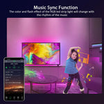 ruban led multicolore 16 millions couleurs bluetooth application contrôle moderne