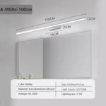 lampe murale moderne miroir led 100cm blanc noir minimaliste chambre cuisine