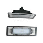 lampe led plaque immatriculation noir moderne grille perforations 12v 3w 2400lm tringle fixation
