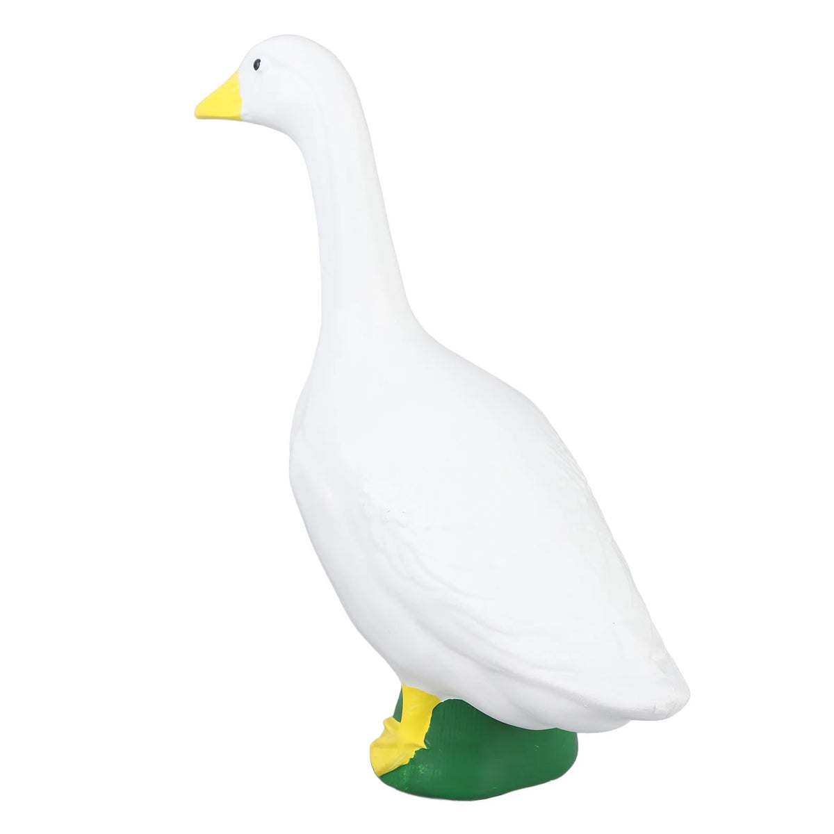 statue canard plumes résine décorative base couleur naturelleextérieur moderne