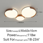 lampe moderne blanc bois naturel rond sans ombre semi encastré led dimmable