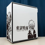 autocollants anime personnages tokyo ghoul kaneziki transparents pc noir blanc