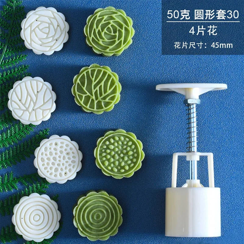 moule biscuits blanc moderne motifs floraux pièces respectueux environnement opaques