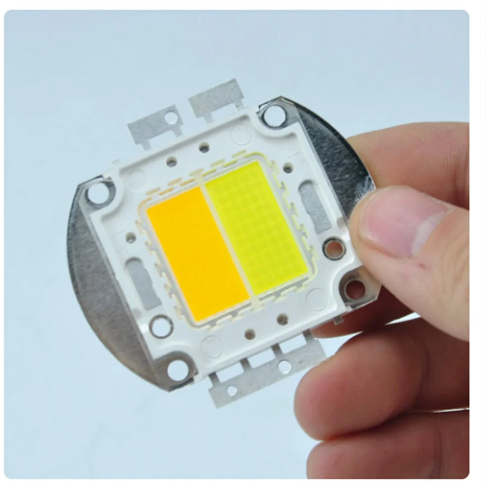 projecteur led double couleur 3000k 6500k orange jaune gris technique