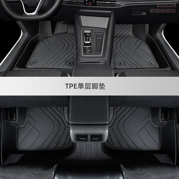 tapis sol voiture vw golf 2021 2026 noir rayures diagonales moderne clips originaux