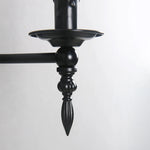 applique murale classique noire fixée mur ampoule filament éclairage quotidien fer lisse traditionnel