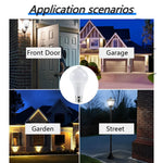ampoule led b22 radar mouvement détecteur infrarouge auto allumage blanc moderne jardin 20w 18w