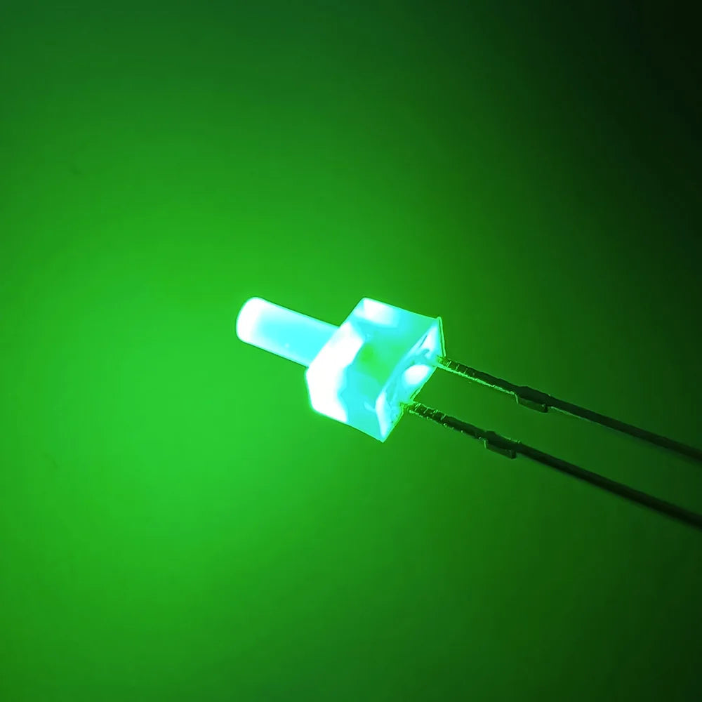 diodes led multicolores transparentes jaune rouge vert bleu modernes petites