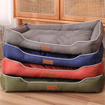 lit animal imperméable oxford gris vert bleu rouge moderne confortable tapis chiens saison
