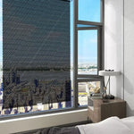 store rouleau noir micro perforé moderne succion 40x125cm 45x125cm 50x125cm 58x125cm 68x125cm