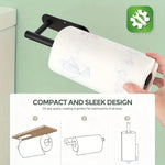 porte serviettes adhésif acier inoxydable couleur noire moderne salle bain fixations serviette