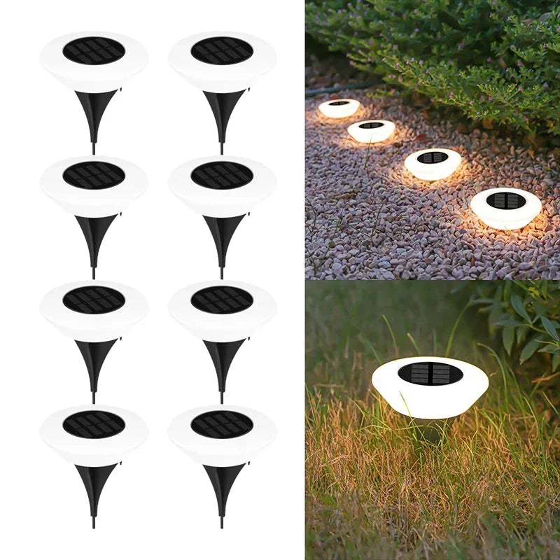 lampe solaire extérieure led étanche ip65 blanc moderne minimaliste fenêtre noire centralisée jardin allée