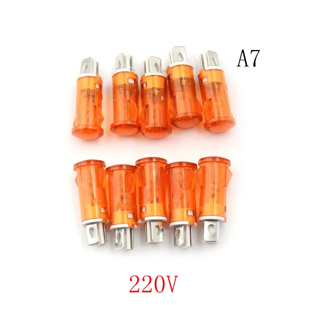 interrupteurs couleur orange vert rouge transparent modernes fixations lumière signalisation