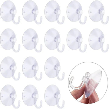 crochet mural ventouse transparent moderne durable réutilisable diamètre 25 30 40 50 60mm