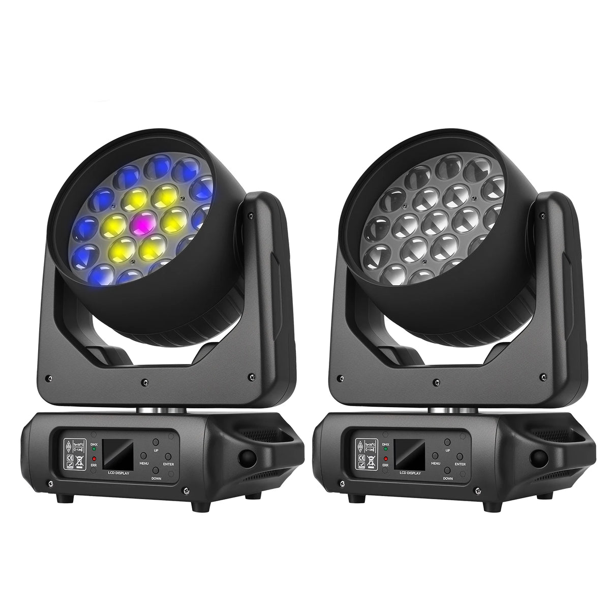 projecteur led moving head effet faisceau wash zoom dmx discothèque fête concert mariage