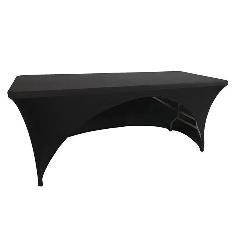 housse table moderne tissu damas imperméable noir bleu marine blanc rose clair marron bleu