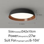 plafonnier moderne led lumineux bois clair opaque minimaliste suspension chambre