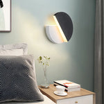 Applique murale LED orientable 360° noire