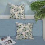 taies d'oreiller lin vintage fleurs hortensia non toxiques respectueux environnement hôtelière 450x450mm