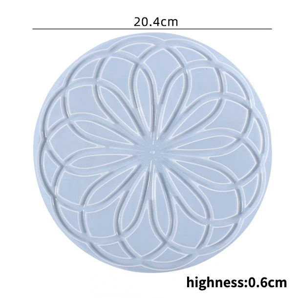 moule silicone floral mandala deco gâteau art deco symétrique cuisine