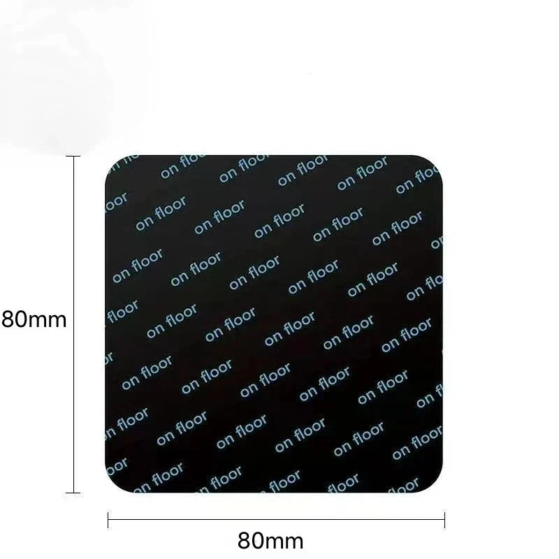 tapis anti dérapant adhésif bleu clair gris microfibres moderne respectueux environnement salle bain