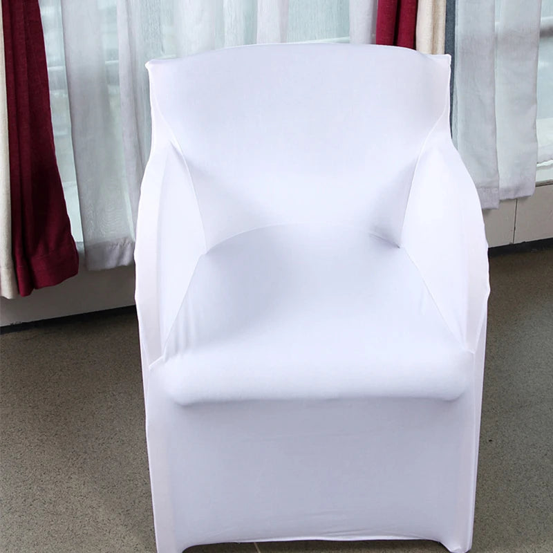 housses chaise mariage polyester extensibles chaises banquet plage contemporaines adhésives blanches rouges noires unies