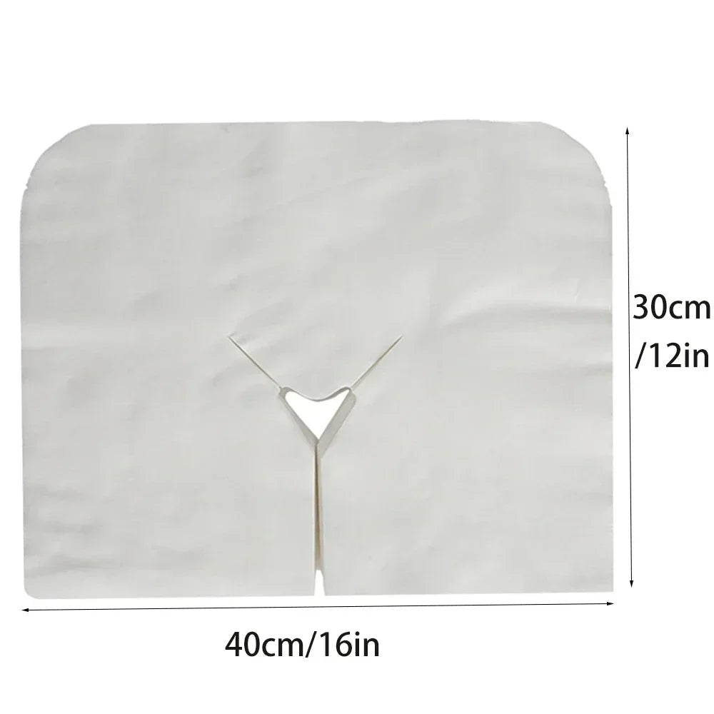 serviettes jetables visage spa massage blanc texture douce opaques ergonomiques relaxation voyage fixations