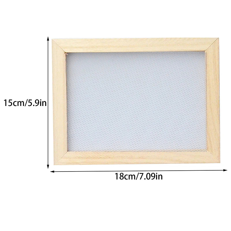 cadre bois naturel clair classique rustique transparent fleurs séchées décoratif fixé