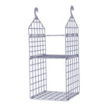 étagère suspendue moderne rose pâle étages hooks rangement serviettes pulls