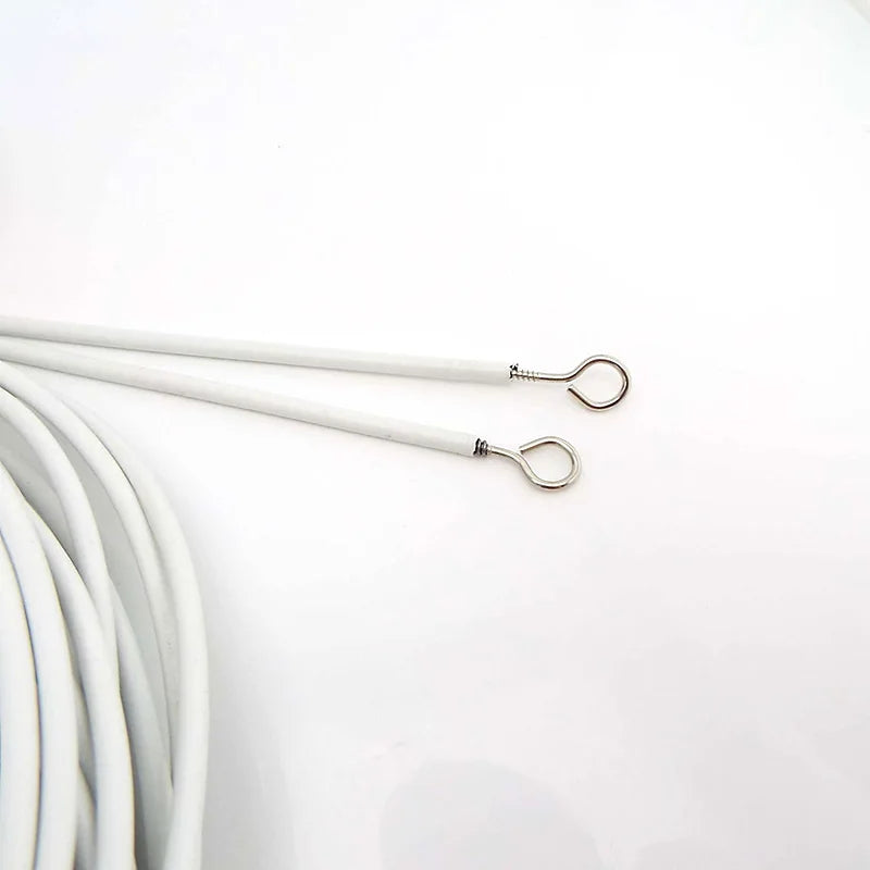 câble flexible blanc moderne crochets métalliques salon caravanes bateaux accessoires tringle 5m 1m 2m