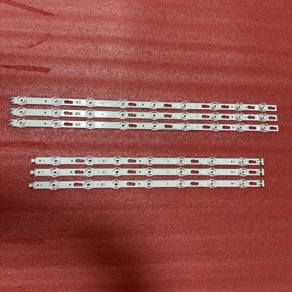 bandes led argentées lisses modernes connecteurs électriques opaques 10set 5set 2set 6pcs téléviseur