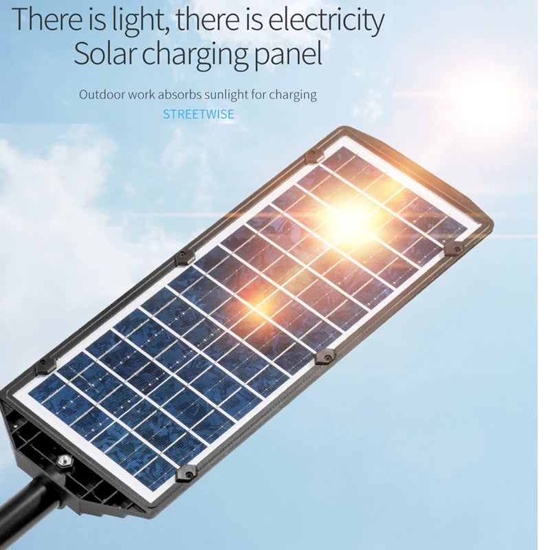lampe solaire led moderne noire ip66 recharge solaire télécommandeextérieur pi