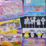 bougies anniversaire licorne dinosaure flamants roses animaux créatives enfantines piques
