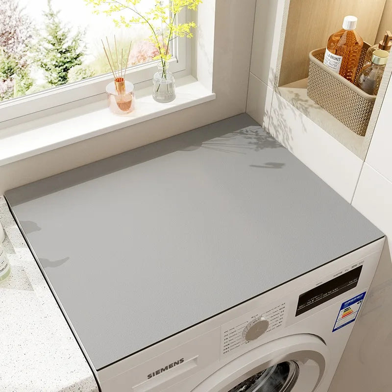 tapis séchage gris moderne anti bactérie anti dérapant rectangle respectueux environnement