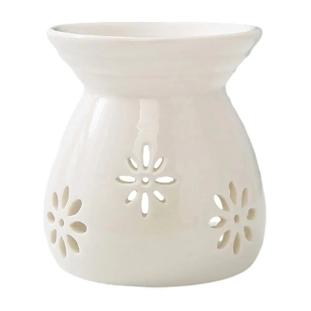 brûleur parfum blanc bleu moderne étoiles coeurs love bougie support minimaliste chambre salon