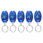 porte clés lampe torche led transparent violet vert bleu blanc noir moderne pratique