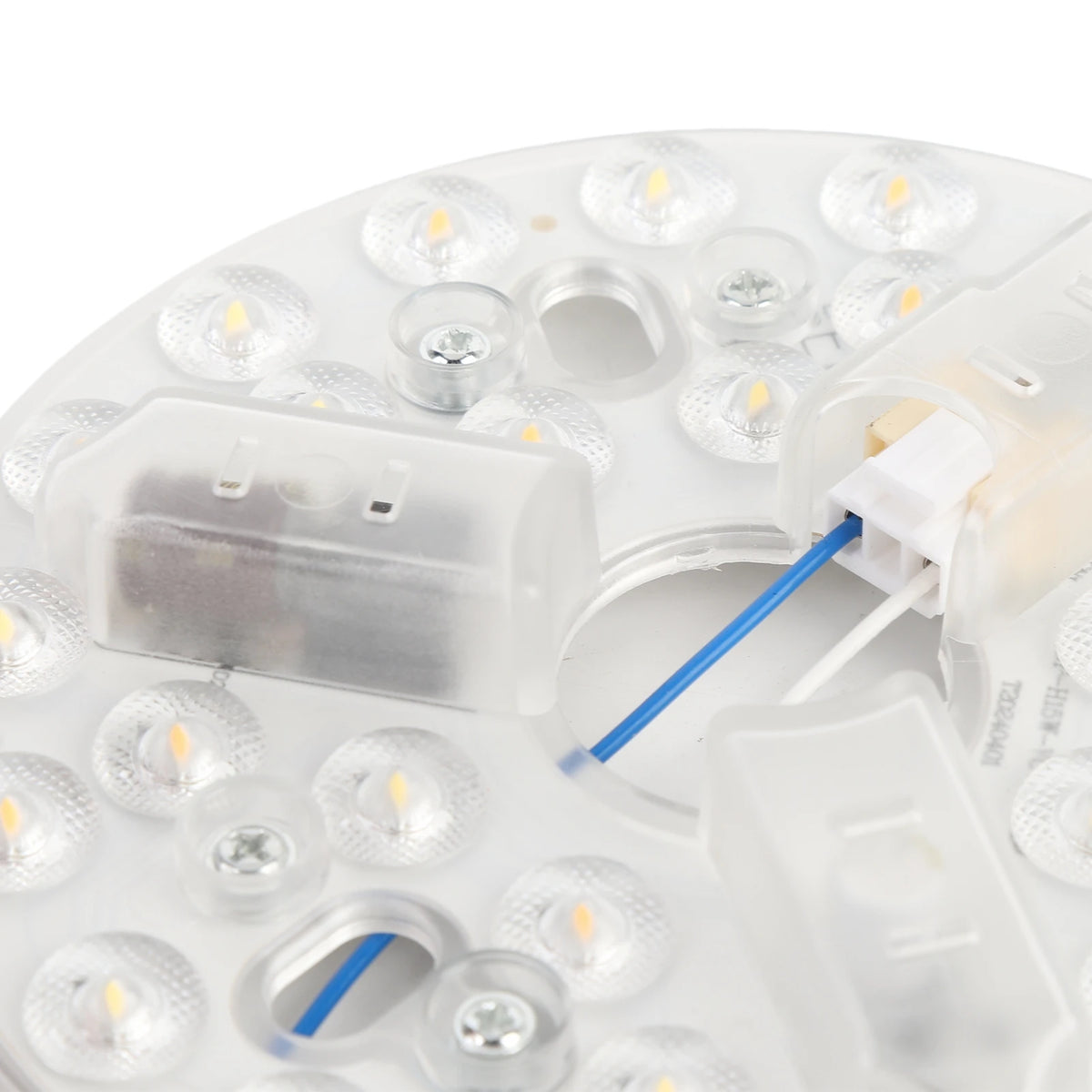 lampe led moderne blanc diodes 5.3 pouces fixations vis flux lumineux efficace