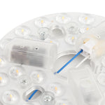 lampe led moderne blanc diodes 5.3 pouces fixations vis flux lumineux efficace